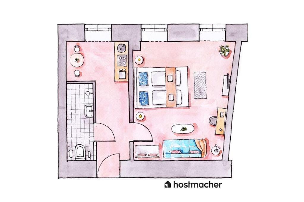 Lite 1Br Near Metro & Center By Hm Leilighet Wien Eksteriør bilde